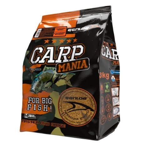 Genlog Carp Mania Truskawka i Morwa - zanęta na karpie 3kg