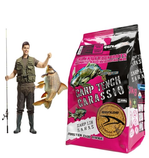 Genlog Carp Tench Carassio Wanilia i Miód - zanęta na ryby 3kg