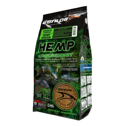 Genlog Hemp Bream Konopia Leszcz - zanęta na ryby 1kg