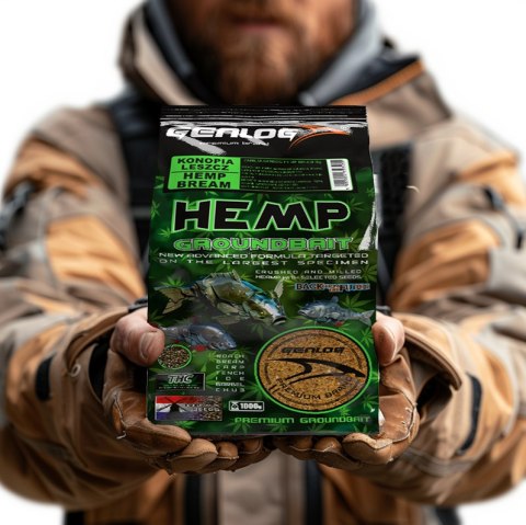 Genlog Hemp Bream Konopia Leszcz - zanęta na ryby 1kg