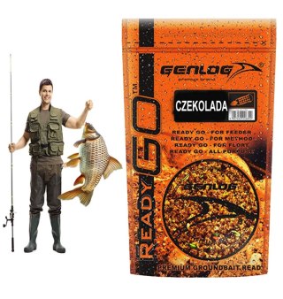 Genlog ReadyGo Czekolada - zanęta na ryby 0,8kg