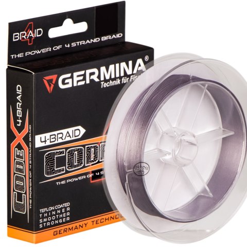 Germina 4-BRAID CODE 0,06mm GRAY - plecionka wędkarska 150m