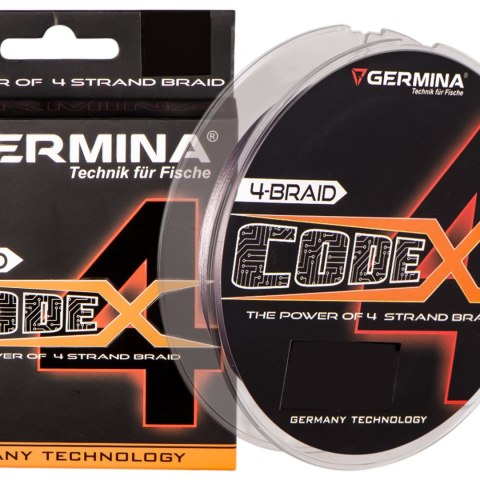 Germina 4-BRAID CODE 0,06mm GRAY - plecionka wędkarska 150m