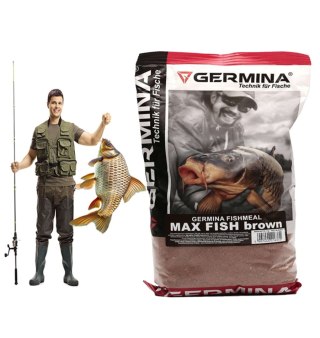 Germina Max Fish Fishmeal Brown - zanęta na ryby 1kg