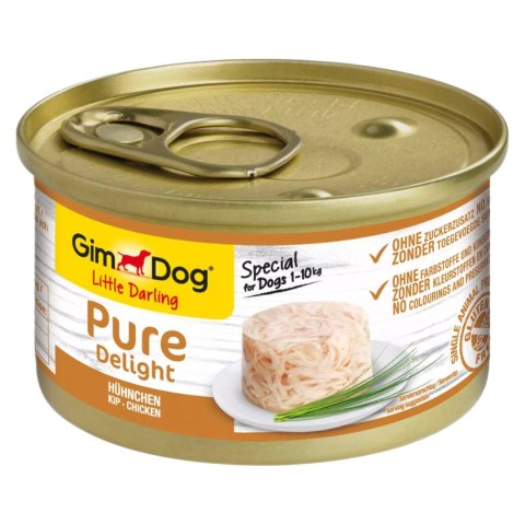 Gimdog Pure Delight 150g - karma dla małych psów kurczak w galarecie