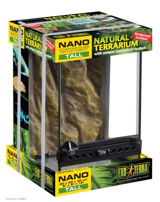 Exo Terra Terrarium szklane Nano Tall 20x20x30 cm