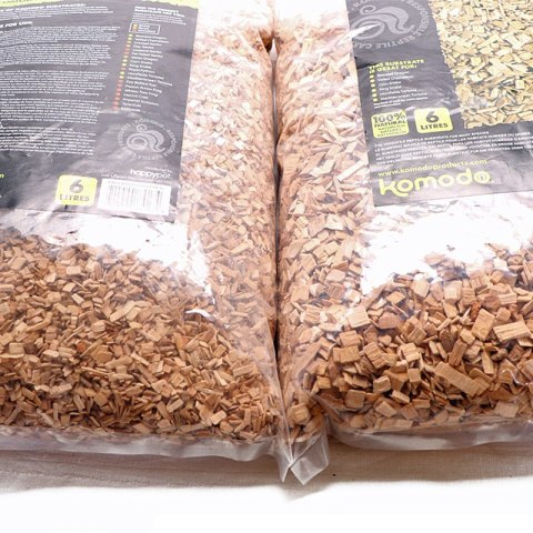 Komodo Coarse Beech Chips 6l - zrębki bukowe duże