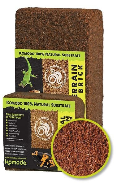 Komodo Tropical Terrain Brick L - podłoże z włókien kokosa 8l