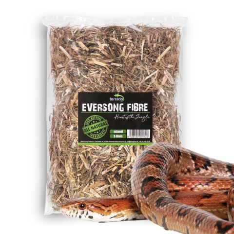 Terrario Eversong Fibre Mix 5l - mieszanka z słomy konopnej