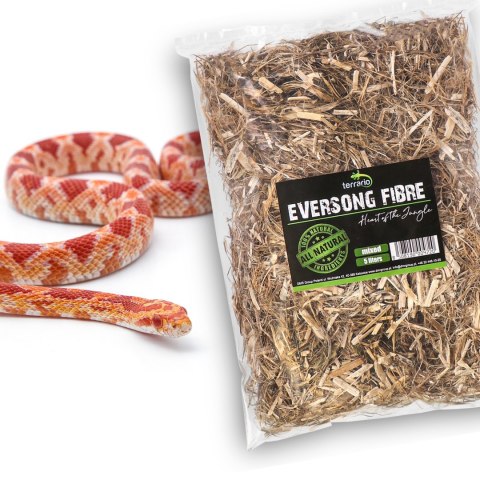 Terrario Eversong Fibre Mix 5l - mieszanka z słomy konopnej