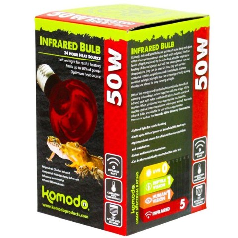 Komodo Infrared 75W - żarówka grzewcza podczerwona