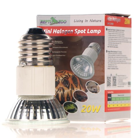 Repti-Zoo Mini Halogen Spot 20W - mały halogen grzewczy