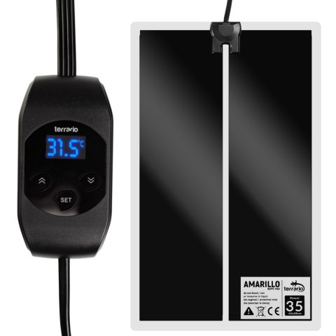 Terrario Amarillo 35W - mata grzewcza z termostatem LCD