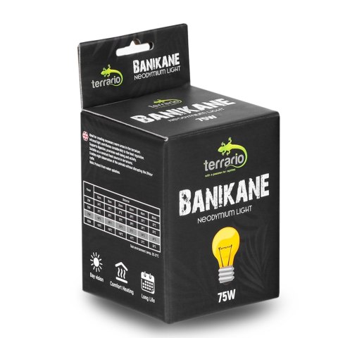 Terrario Banikane Neodymium Light - żarówka grzewcza neodymowa 75W