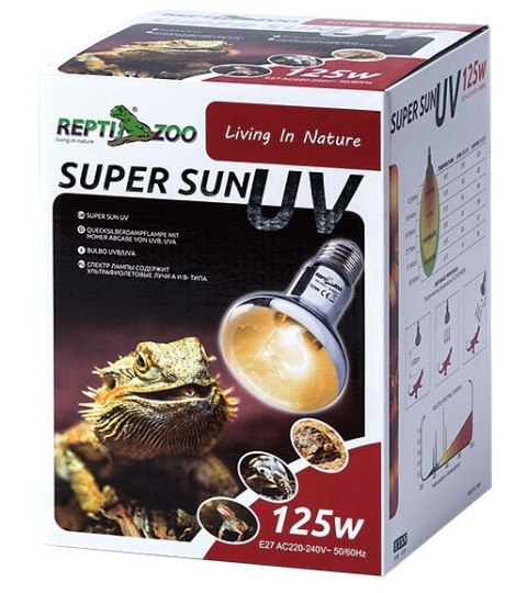 Repti-Zoo SuperSun 125W - lampa żarowo-rtęciowa