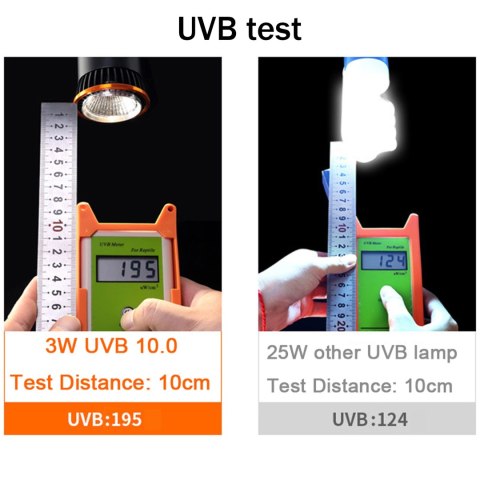 Terrario Reptile's LED UVB 5.0 3W - żarówka LED UVB