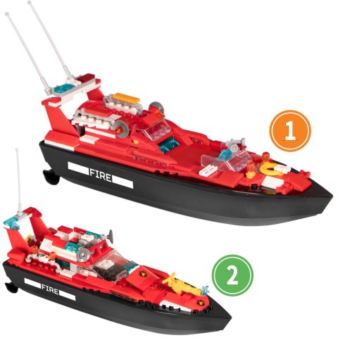 Flytec V102 Fireguard- łódka zdalnie sterowana składane klocki 2w1