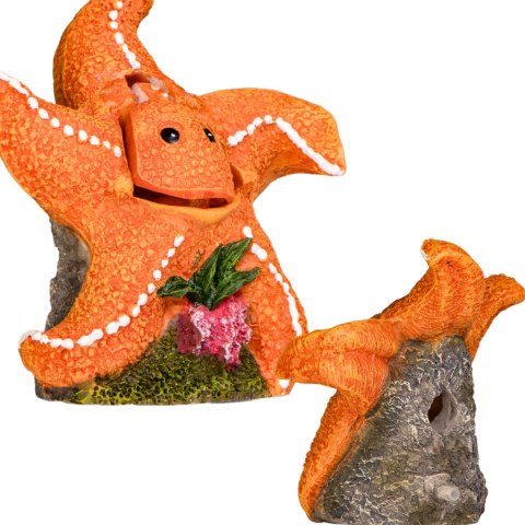 Kruger Meier Happy Starfish - Ozdoba do akwarium 10.5x6x11 cm