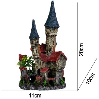 Kruger Meier Mystic Castle - Zamek do akwarium 11x10x20 cm