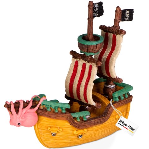 Kruger Meier Pirate Ship S - Statek do Akwarium 16x6x15 cm