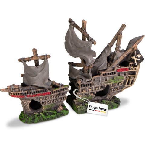 Kruger Meier Pirate Ship - Statek do Akwarium 25x6x16 cm