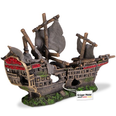 Kruger Meier Pirate Ship - Statek do Akwarium 25x6x16 cm