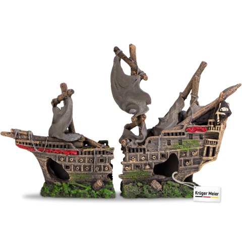 Kruger Meier Pirate Ship - Statek do Akwarium 25x6x16 cm