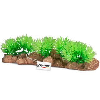 Kruger Meier Plant Line - Dekoracja roślinna do akwarium 20x6x4,5 cm