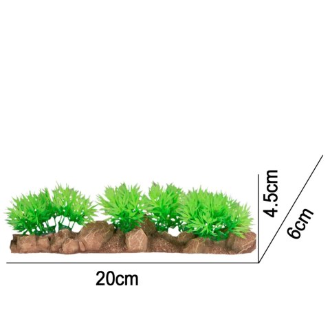 Kruger Meier Plant Line - Dekoracja roślinna do akwarium 20x6x4,5 cm