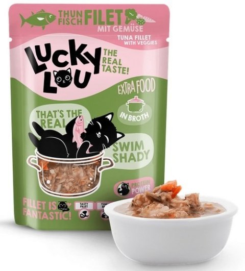 Lucky Lou Extrafood Tuńczyk i warzywa w bulionie saszetka 70g