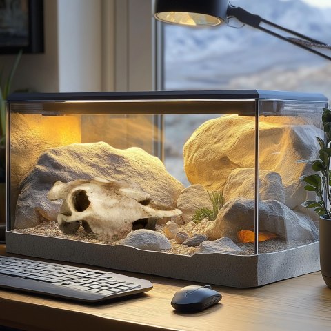 Terrario Buffalo Skull - kryjówka do terrarium 21x12x8 cm