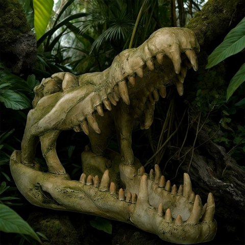 Terrario Crocodile Skull XL - ozdoba do terrarium 23x11x16 cm