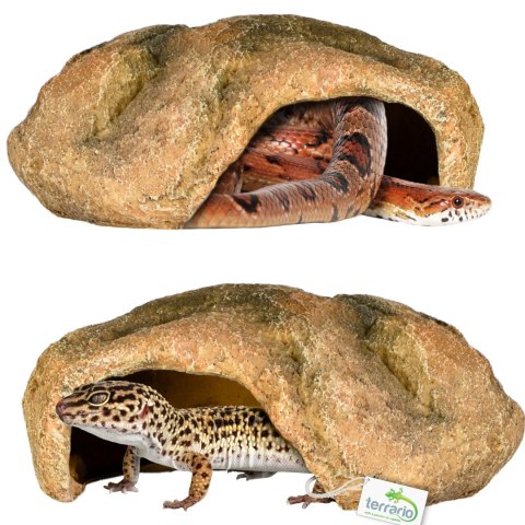 Terrario Gecko Cave M - kryjówka do terrarium 21x17x8 cm