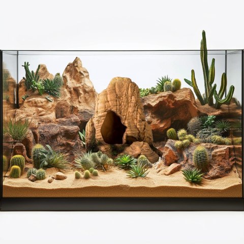 Terrario Mountain Cave - ozdoba do terrarium 19x13x14cm