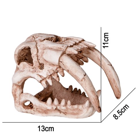 Terrario Sabertooth Skull - kryjówka do terrarium 13x8,5x11 cm