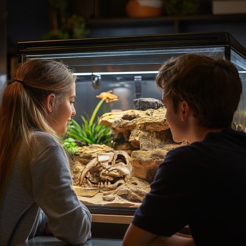 Terrario Sabertooth Skull - kryjówka do terrarium 13x8,5x11 cm