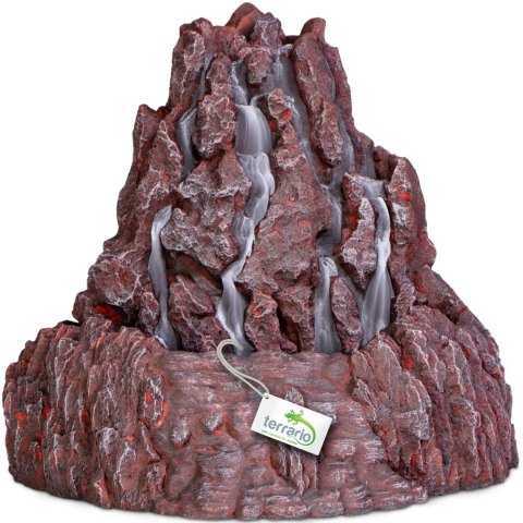 Terrario Volcano Fountain - Fontanna do Terrarium 22x23x21 cm