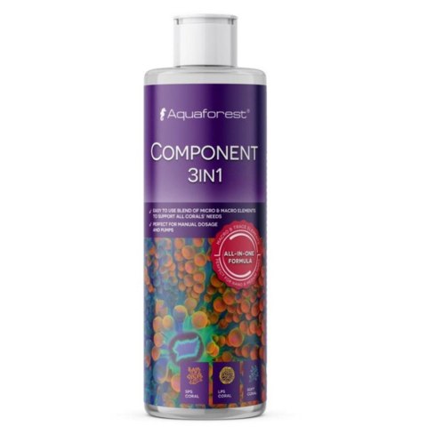 Aquaforest Component 3in1 500ml - Makro i mikroelementy do akwarium morskiego