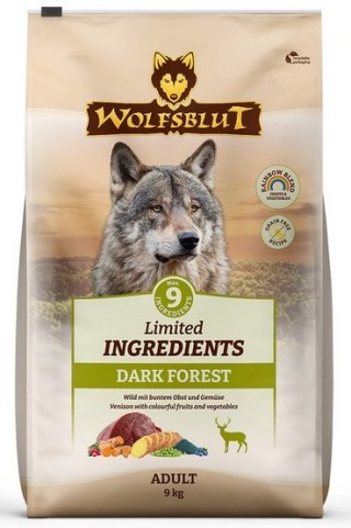 Wolfsblut Dog Limited Ingredients Dark Forest dziczyzna i bataty 9kg