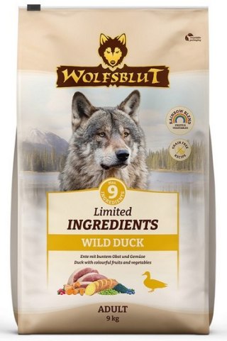 Wolfsblut Dog Limited Ingredients Wild Duck kaczka i ziemniaki 9kg