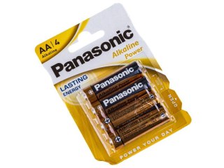 Bateria Alkaliczna Panasonic 1,5V LR6 AA - Blister 4 Sztuki