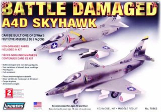 Model Plastikowy Do Sklejania Lindberg (USA) Odrzutowiec A4D Skyhawk