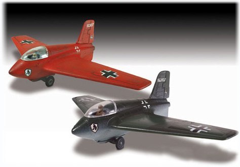 Model Plastikowy Do Sklejania Lindberg (USA) Odrzutowiec Messerschmitt ME-163 Komet